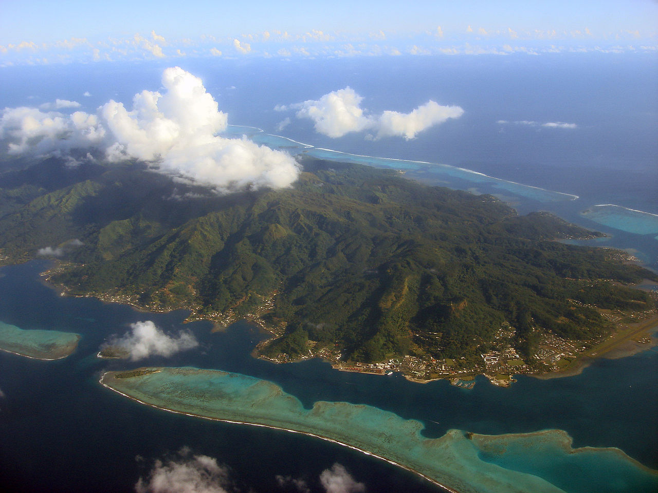 Vue aérienne Papeete