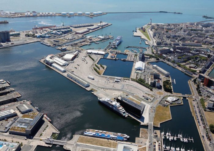 photo aérienne du quartier de la Citadelle au Havre
