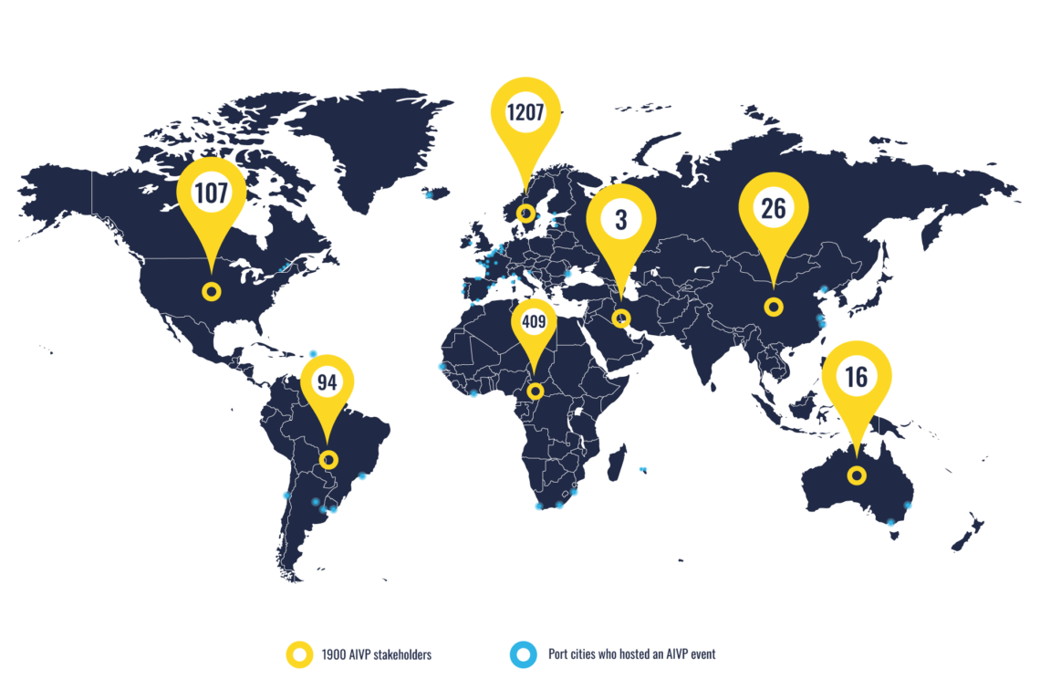 map of the AIVP network