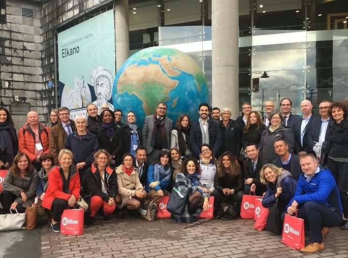 Group picture of the Port Center Network meeting in Bilbao