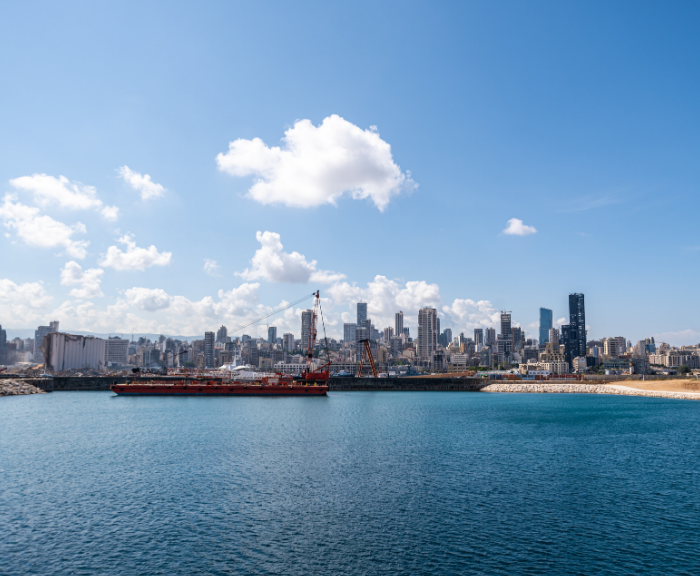 picture of Beirut from the sea