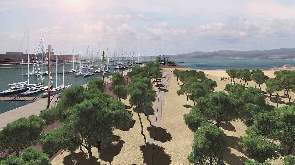 Tanger Projet Ville Port, espaces publics