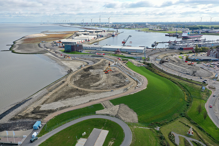 Marconi waterfront development, Gemeente Delfzijl, The Netherlands. EcoShape