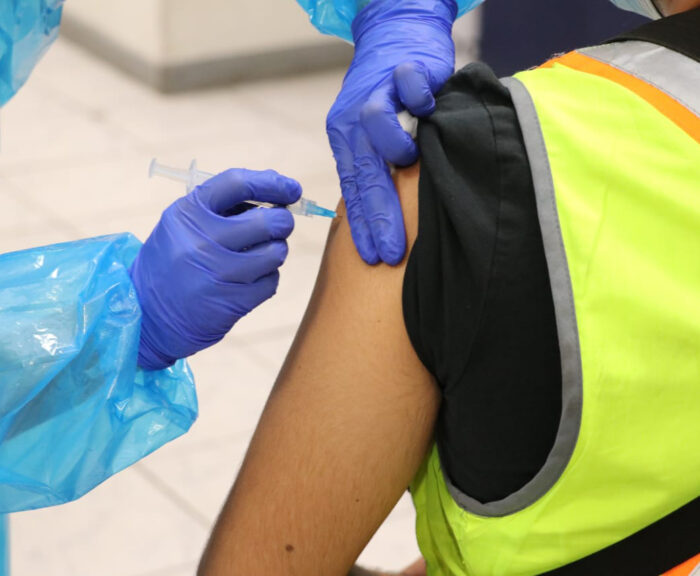 Vaccination in Port Talcahuano