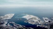 An artificial island in Copenhagen (Denmark)