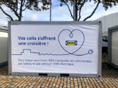 À Paris, HAROPA Port collabore avec Ikea pour des livraisons fluviales