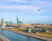 Una red de drones surca los cielos del puerto de Amberes-Brujas