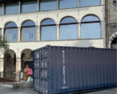 Rotterdam to Genoa: A shipping container transporting art