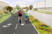 Commuting by bike or on foot through ports globally