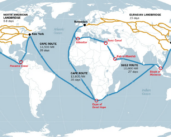 Barcos desviados del Mar Rojo: impactos sobre el clima y el ganado