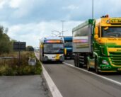 Dedicated bus lane for port workers in Antwerp