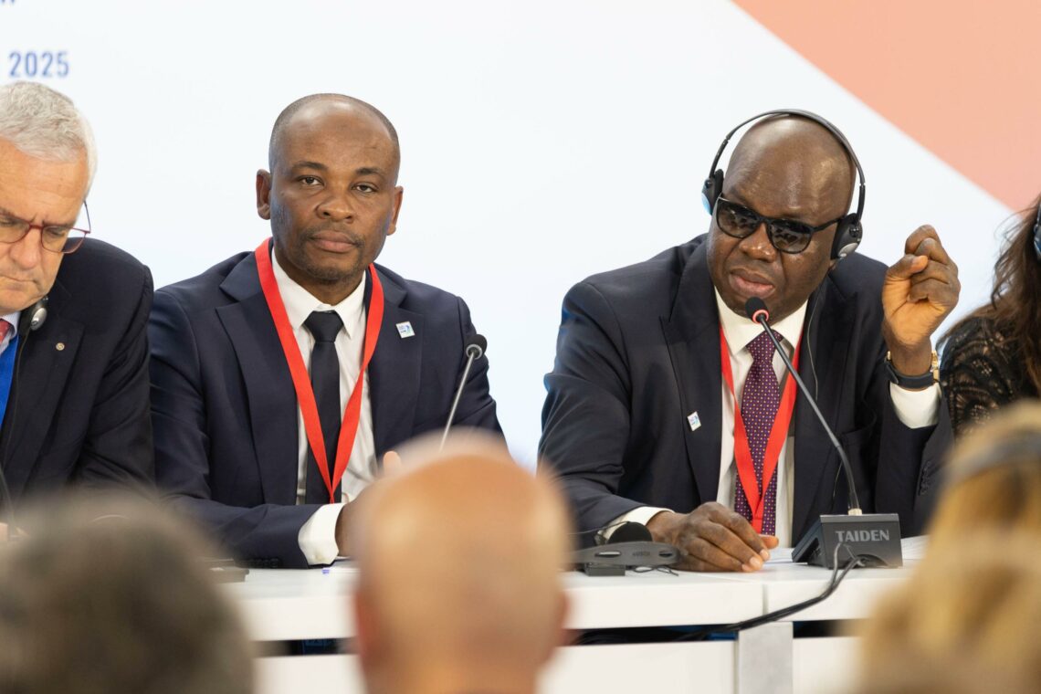 Ambdilwahedou Soumaïla, Mayor, City of Mamoudzou, Mayotte, France, and Luc Atrokpo, Mayor, City of Cotonou, Benin