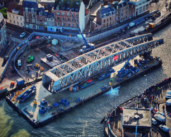 Vecinos salvan el puente histórico de Dieppe