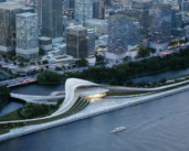 Un museo de arte en la confluencia de vías fluviales en Hangzhou