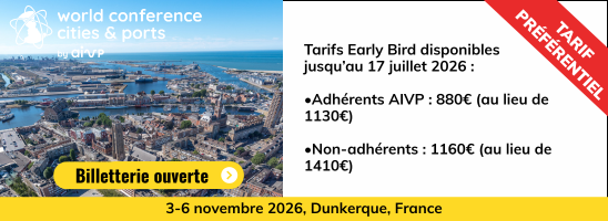 Panorama Ville Port : Ce service hebdomadaire de veille stratégique sur l’actualité Ville Port vous est réservé en tant qu’adhérent de l’AIVP 